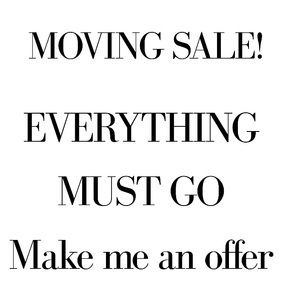 MOVING SALE